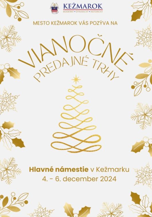 Vianočné trhy Kežmarok 2024