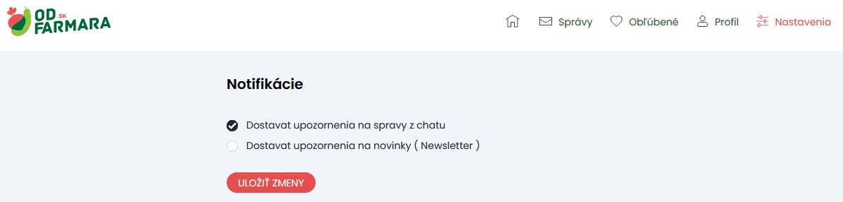 Nastavenie chat
