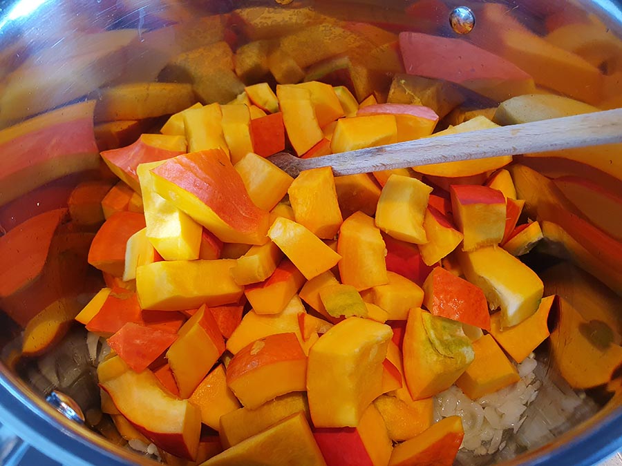 Hokkaido polievka recept