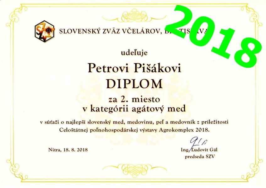Agátový včelí med priamo od registrovaného včelára - KLASIK