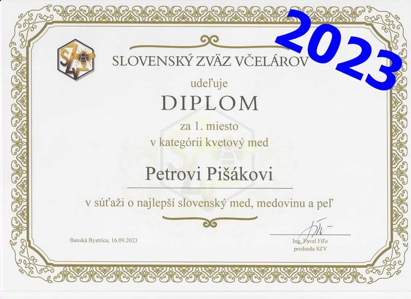 Letny kvetový včelí med priamo od včelára