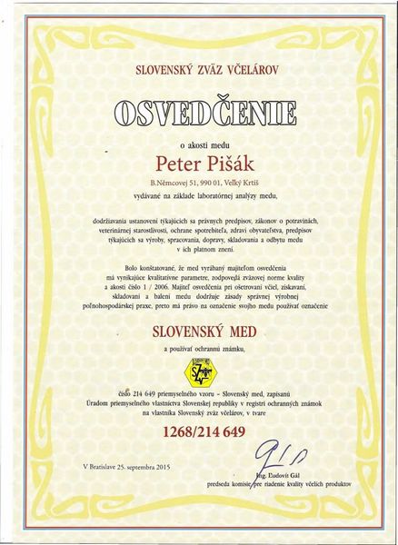 Letny kvetový včelí med priamo od včelára