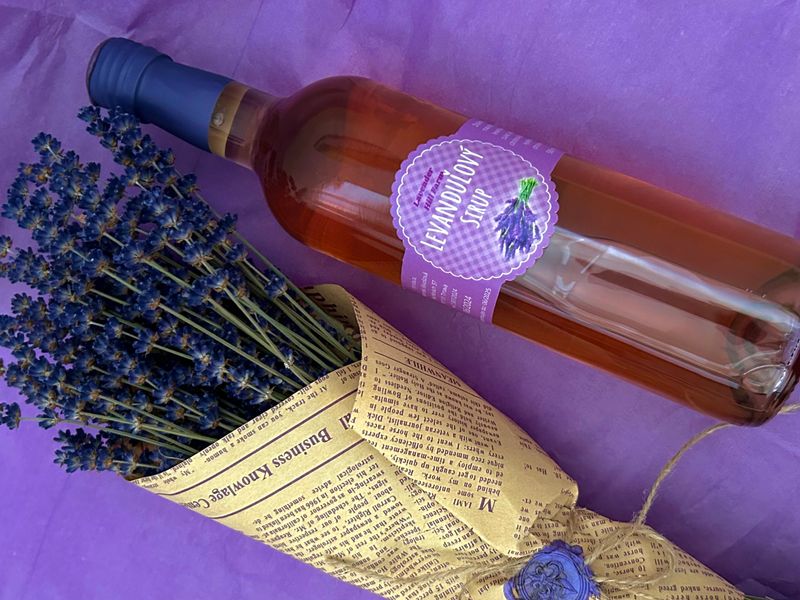 Levanduľový sirup