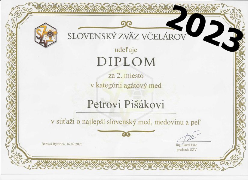 Agátový včelí med priamo od registrovaného včelára - EXTRA SVETLÝ